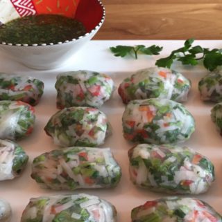Salad Rolls with Thai Beef